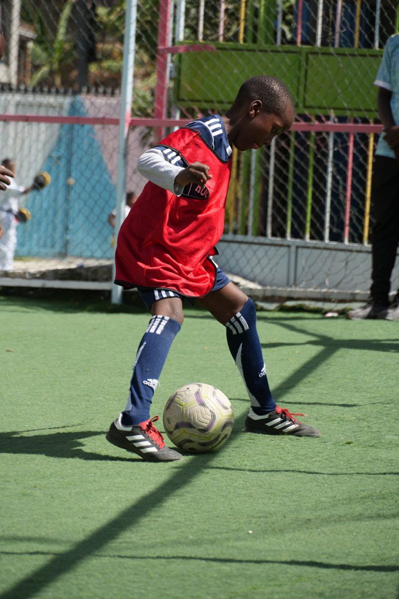 Football on the turf
